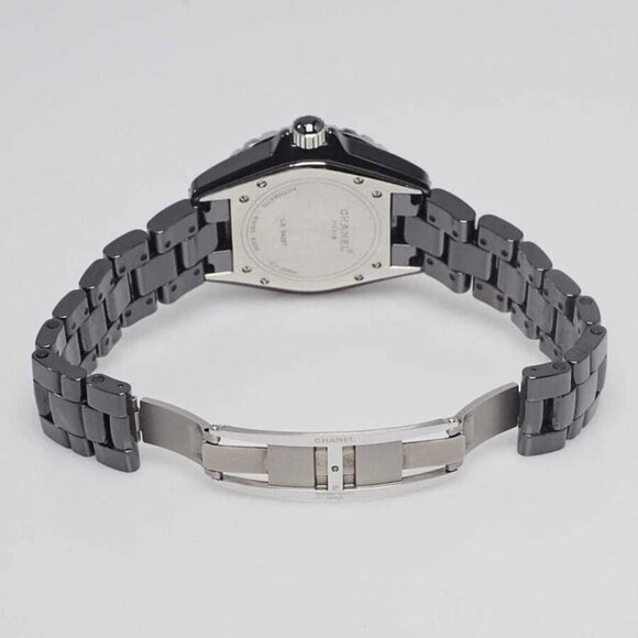 Chanel Black J12 Ceramic and Diamond 38mm Automatic Watch H1759 - Picture 4 of 6
